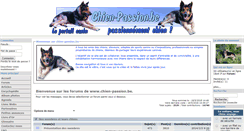 Desktop Screenshot of chien-passion.be